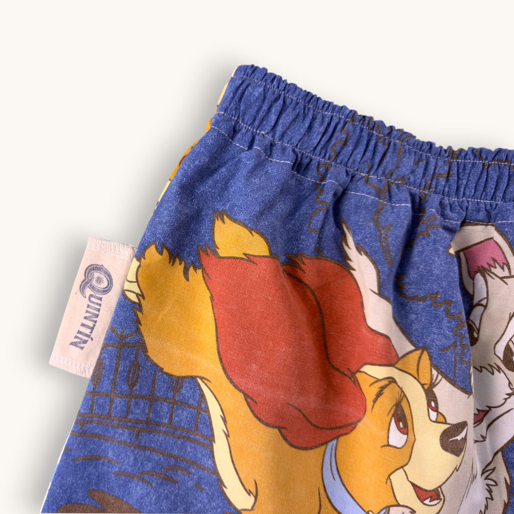 Short Parachute Belle et le Clochard n°2 – Collection Pop Culture – Quintín