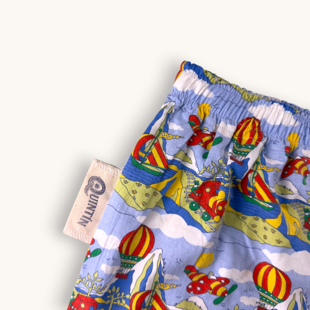 Short Parachute Montgolfières Vintage – Collection Pop Culture – Quintín