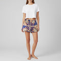 Short Parachute Corail Marin – Collection Fleurs – Quintín