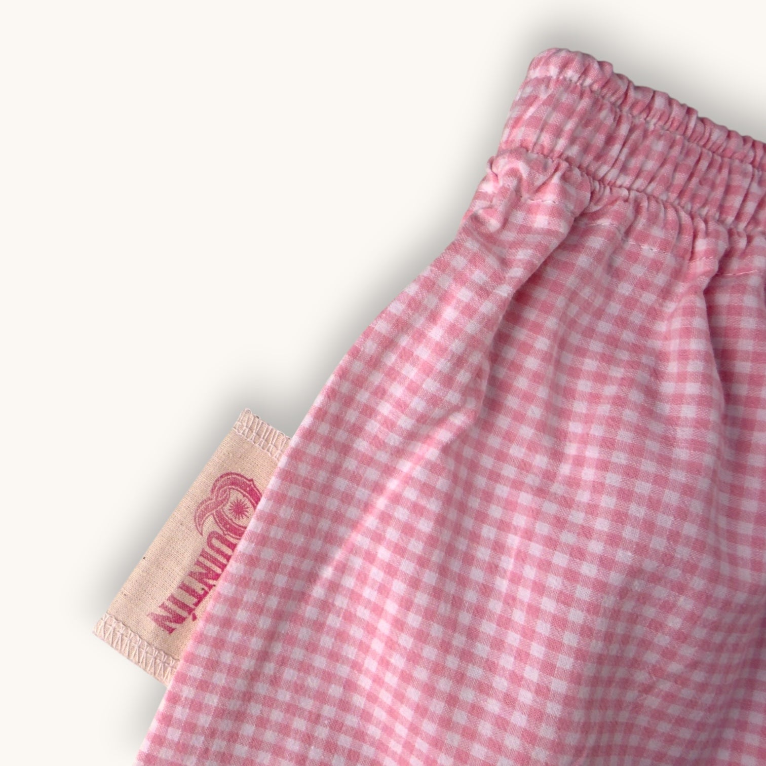 Short Parachute Vichy Rose – Collection Vichy & Rose Bonbon – Quintín