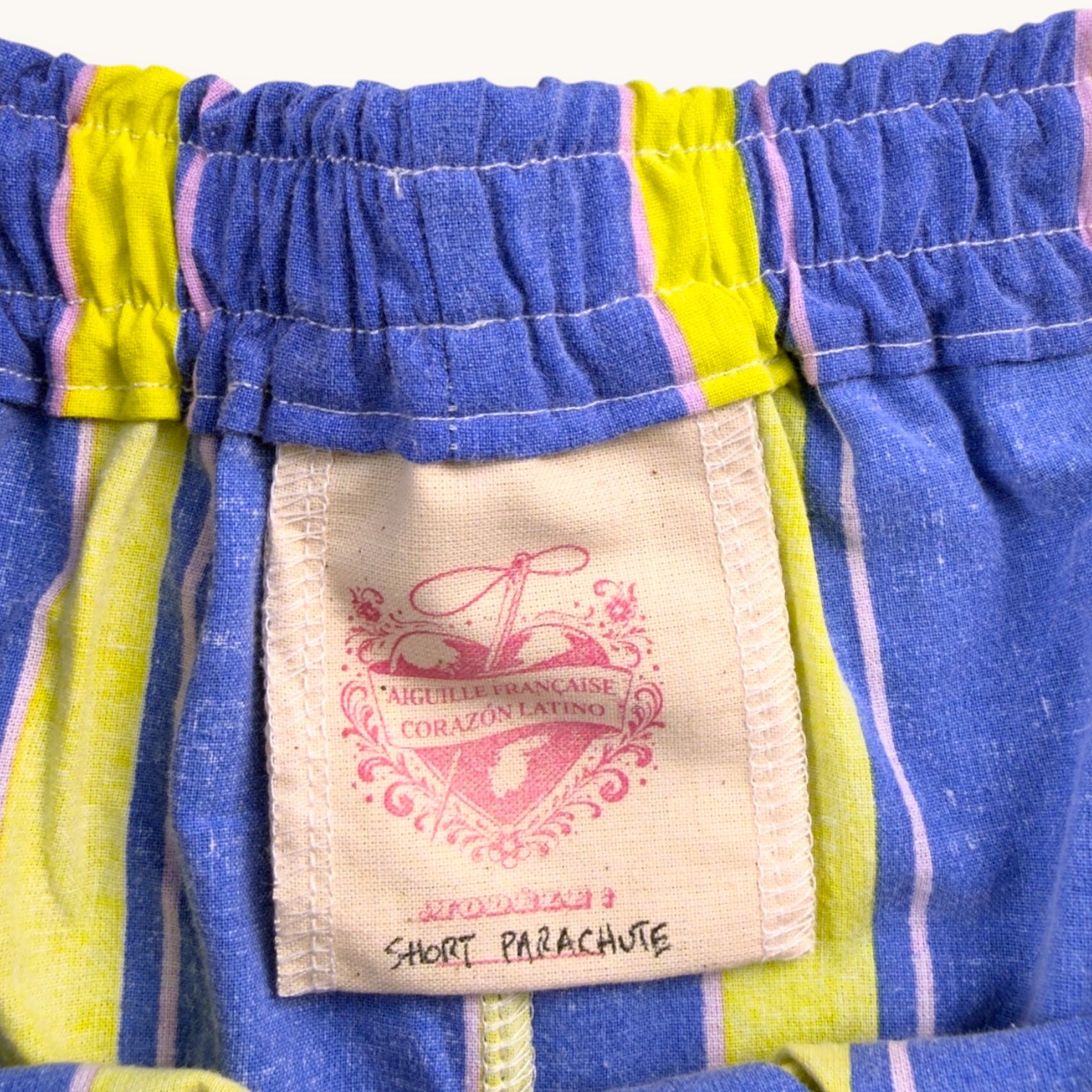 Short Parachute Rayures 90's – Collection Rayé – Quintín