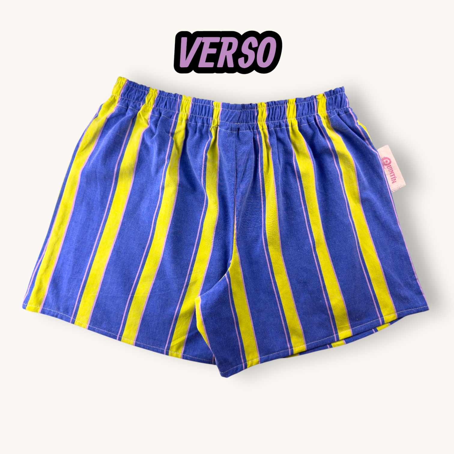 Short Parachute Rayures 90's – Collection Rayé – Quintín