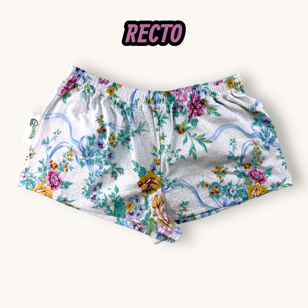Mini-short Pivoines – Collection Fleurs – Quintín
