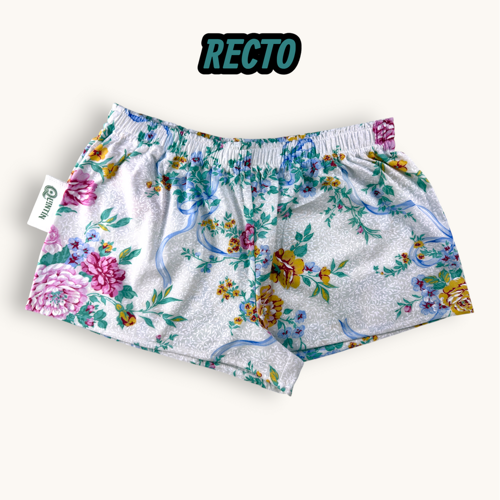 Mini-short Pivoines n°2 – Collection Fleurs – Quintín