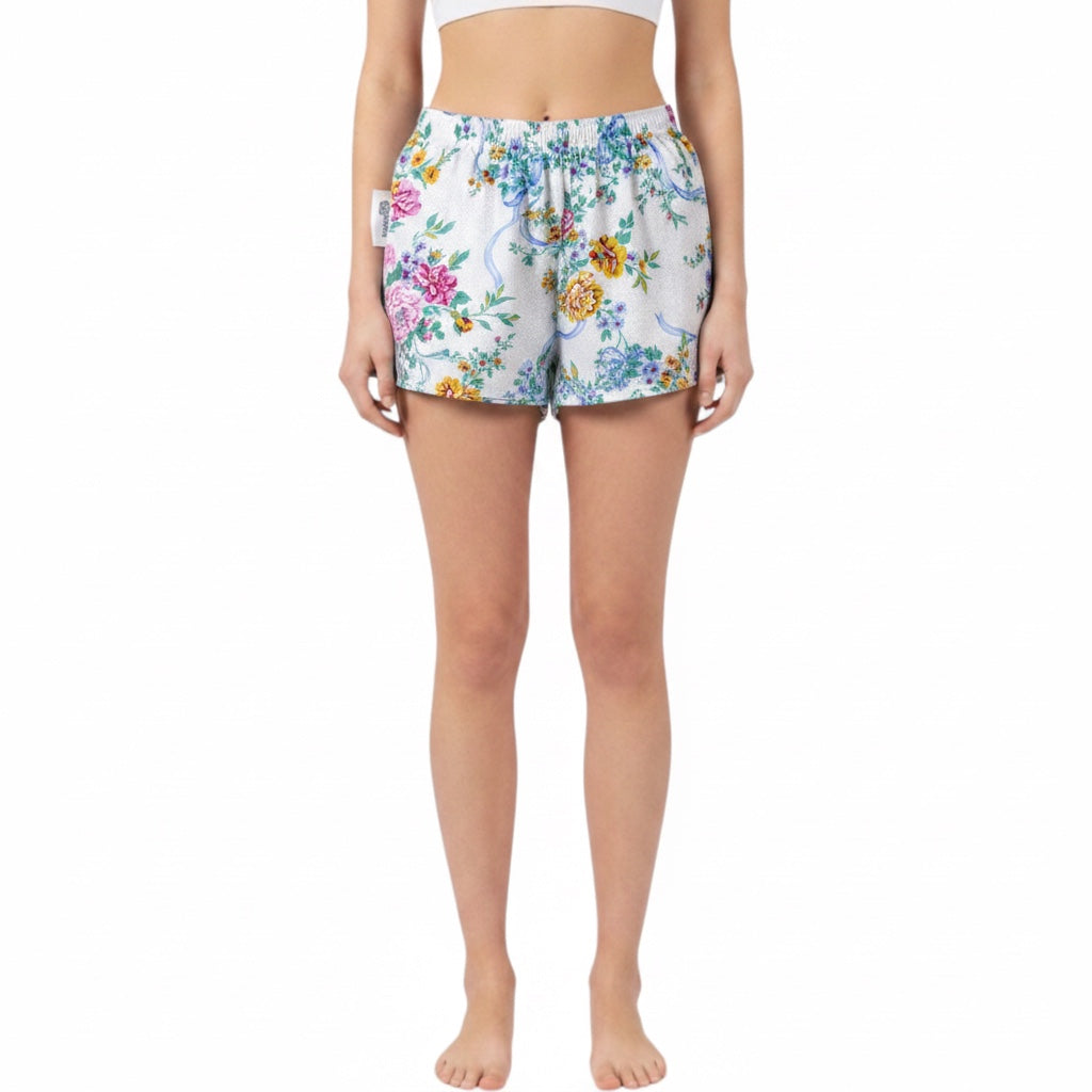 Mini-short Pivoines n°2 – Collection Fleurs – Quintín
