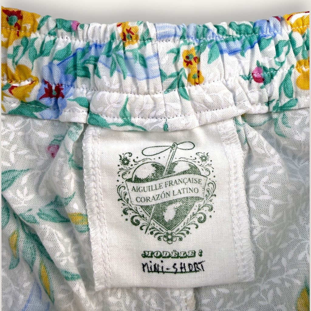 Mini-short Pivoines n°2 – Collection Fleurs – Quintín