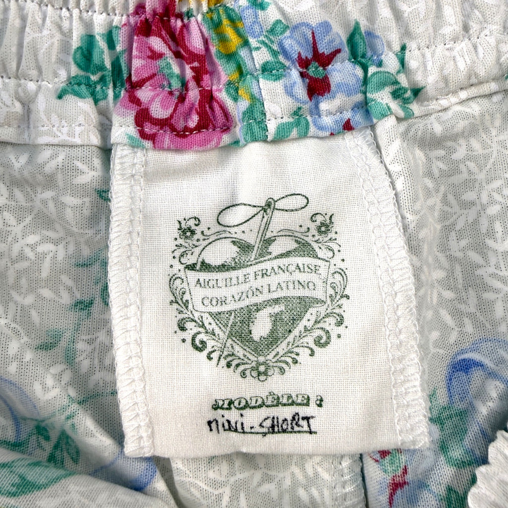 Mini-short Pivoines n°3 – Collection Fleurs – Quintín