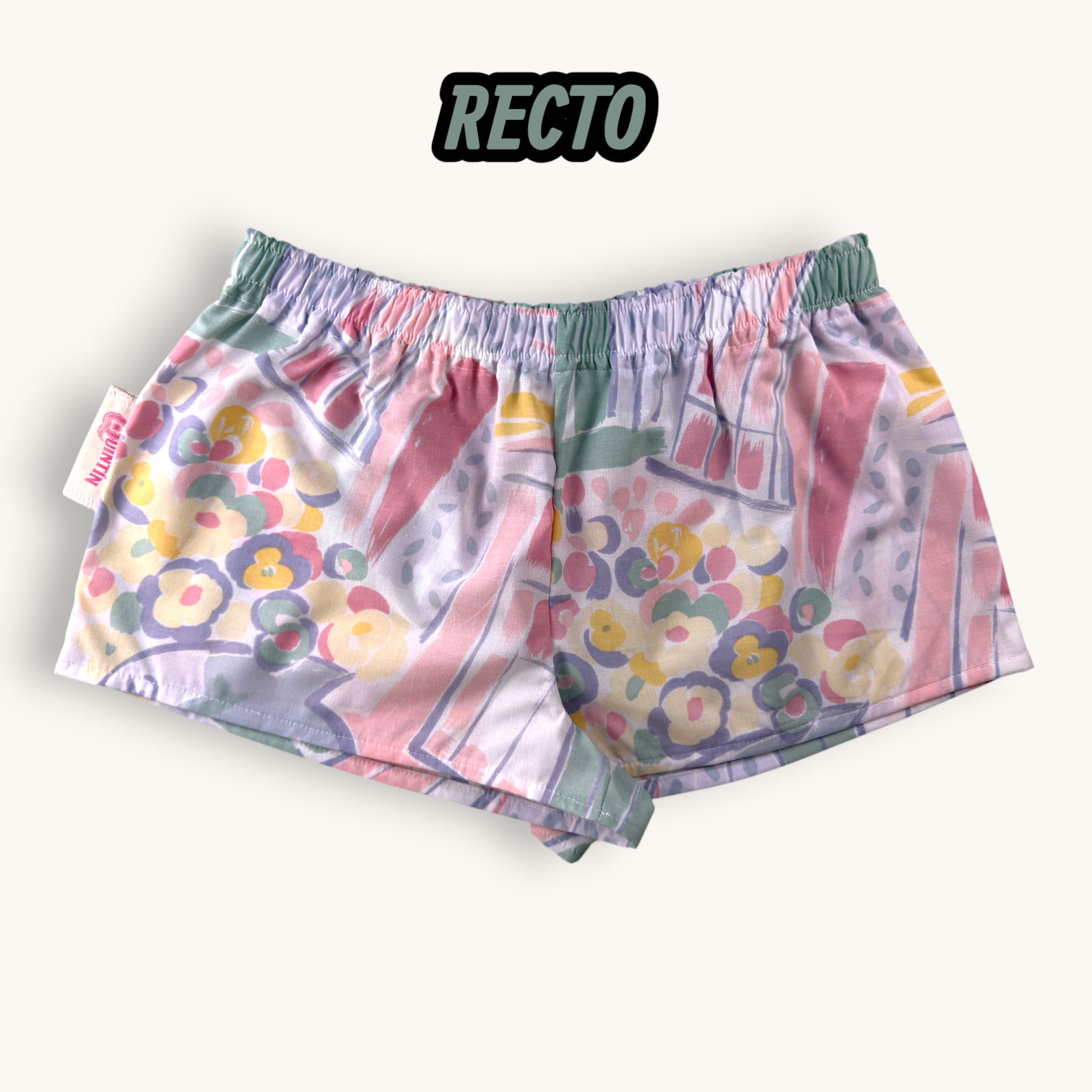 Mini-short Peinture Pastel n°2 – Collection Pop Culture & Rose Bonbon – Quintín