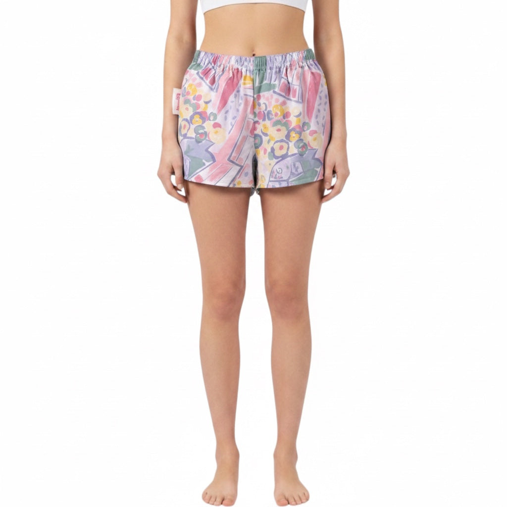 Mini-short Peinture Pastel n°2 – Collection Pop Culture & Rose Bonbon – Quintín