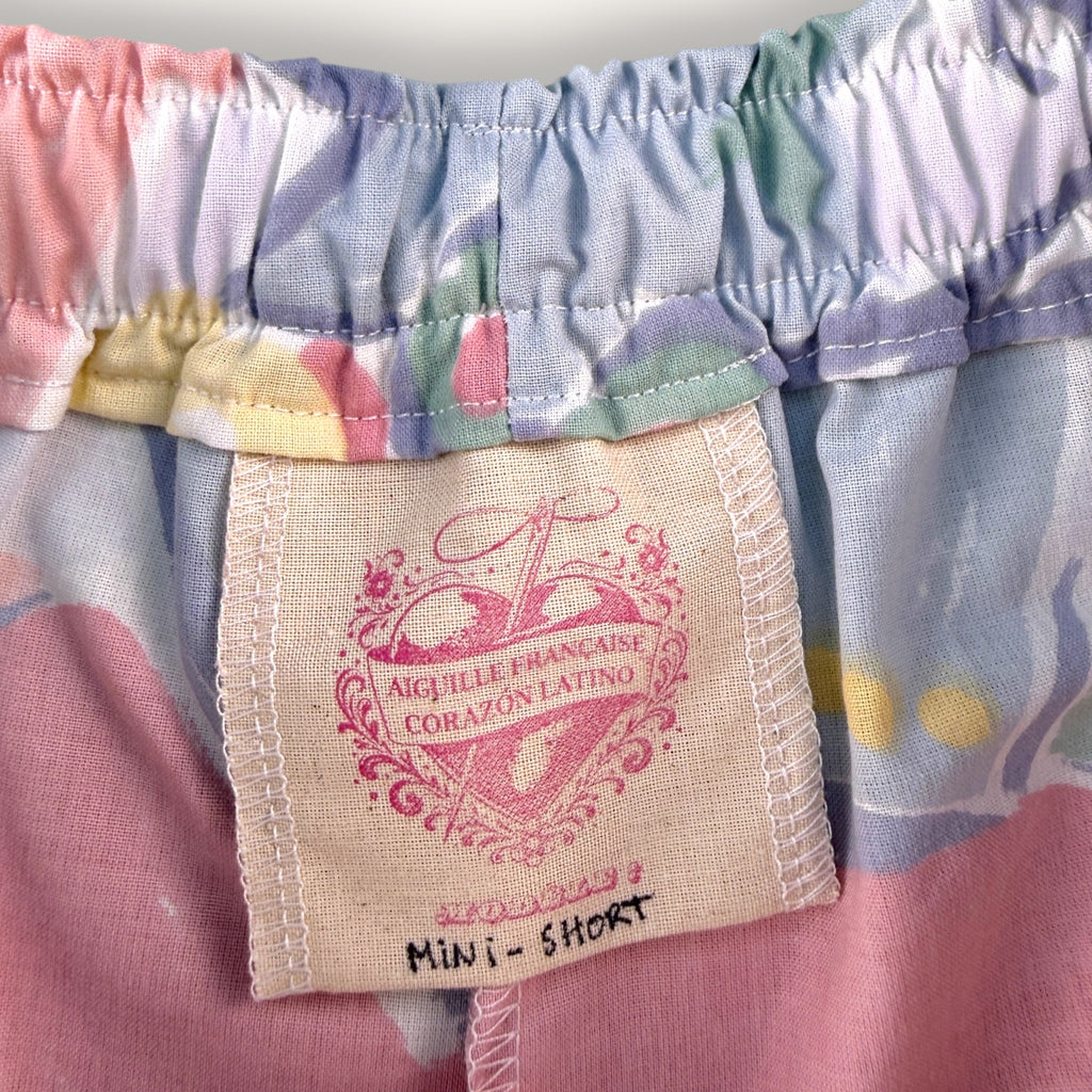 Mini-short Peinture Pastel n°2 – Collection Pop Culture & Rose Bonbon – Quintín