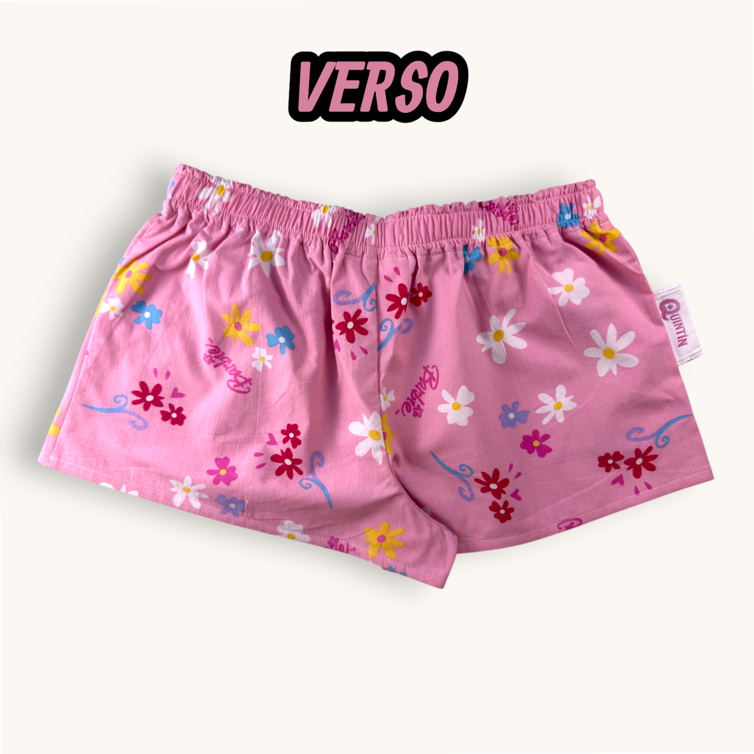 Mini-short Barbie Rose n°3 – Pop Culture & Rose Bonbon – Quintín