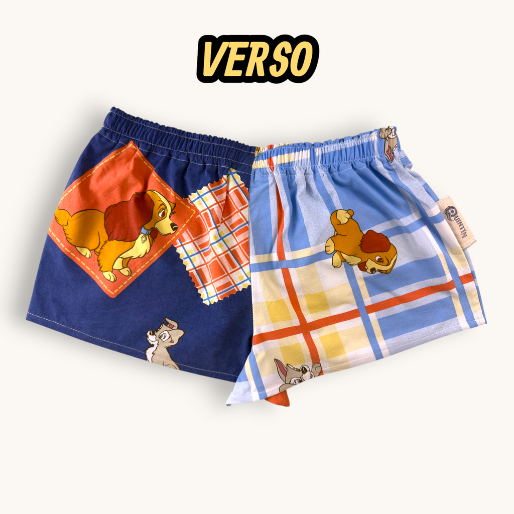 Mini-short Belle et le Clochard n°3 – Pop Culture – Quintín