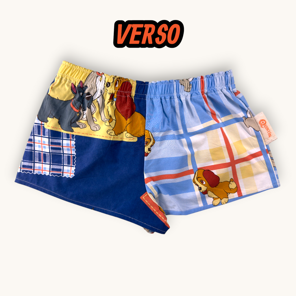 Mini-short Belle et le Clochard n°4 – Pop Culture – Quintín