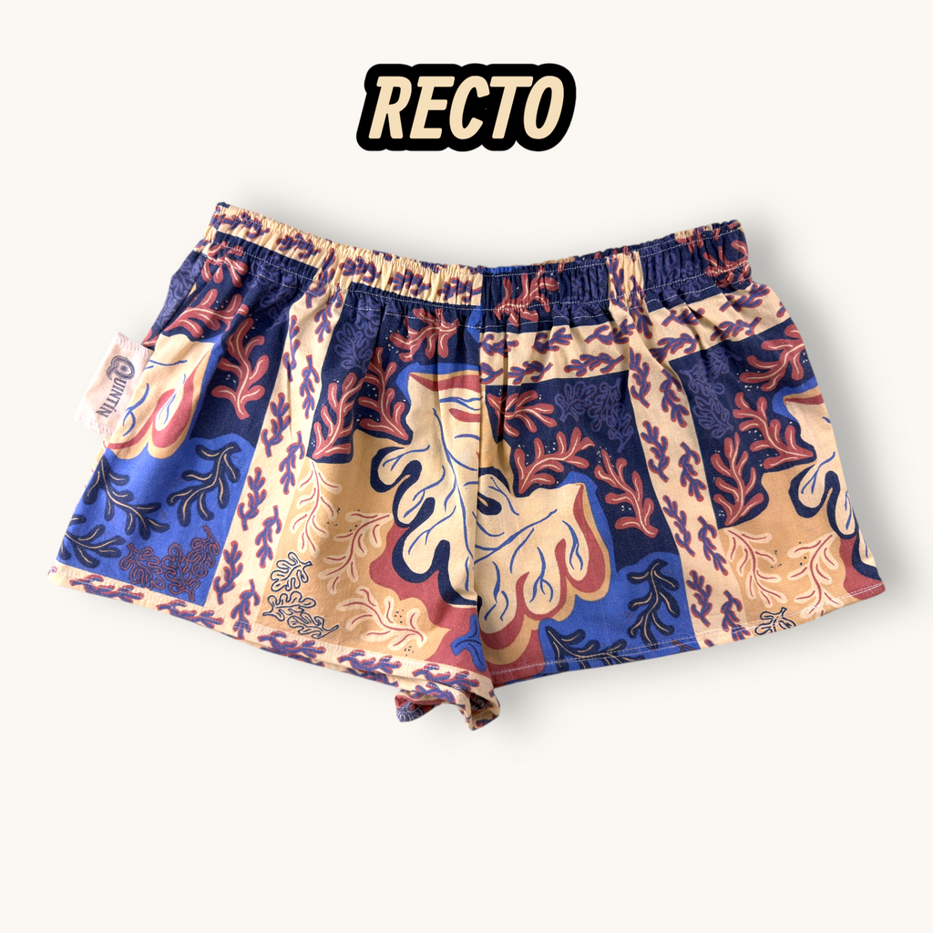 Mini-short Corail Marin – Collection Fleurs – Quintín