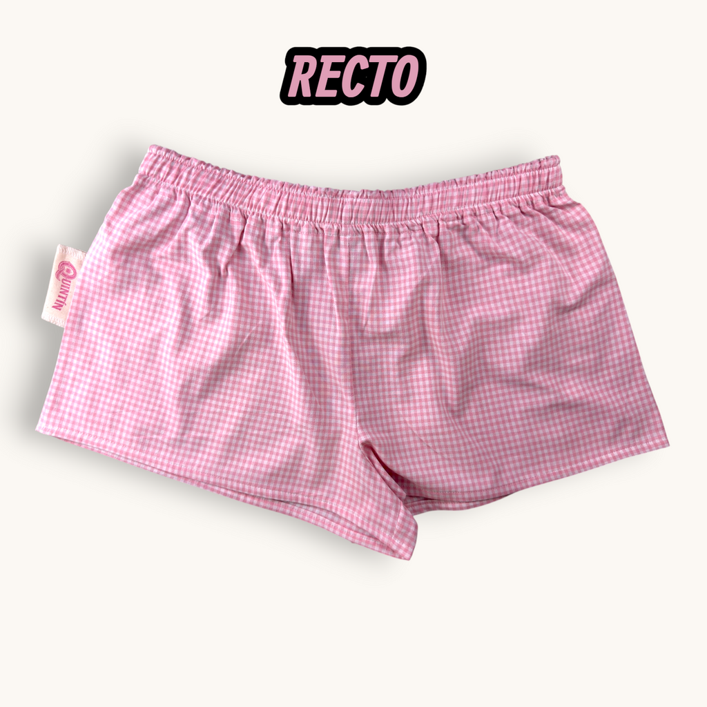 Mini-short Vichy Rose – Collection Vichy & Rose Bonbon – Quintín