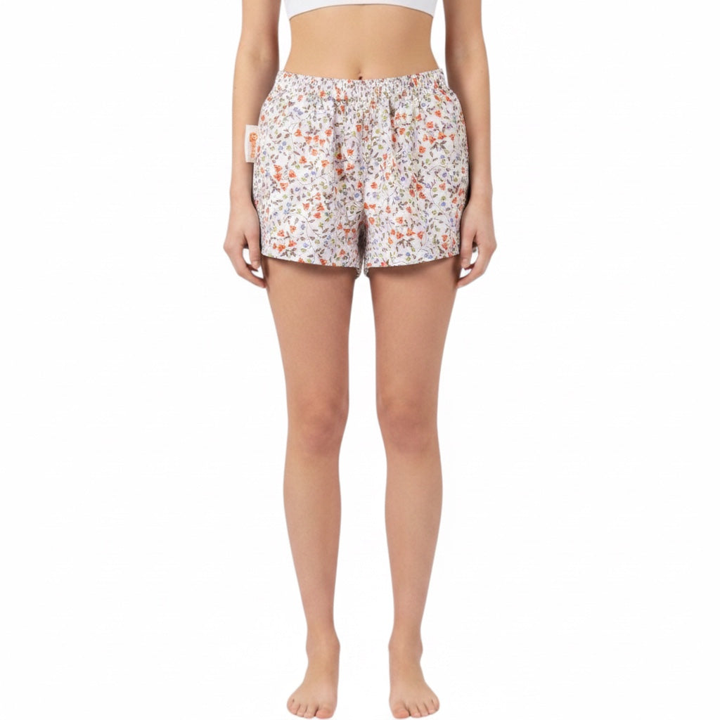 Mini-short Liberty Fleurs Orange – Collection Fleurs – Quintín