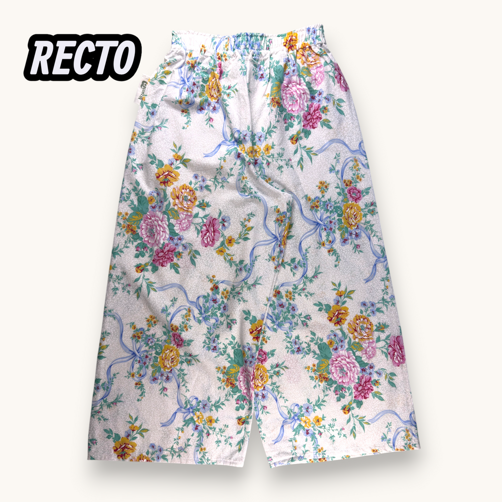 Pantalon Évasé Pivoines n°2 – Collection Fleurs – Quintín