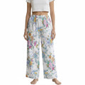 Pantalon Évasé Pivoines n°2 – Collection Fleurs – Quintín