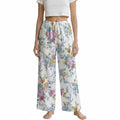 Pantalon Évasé Pivoines – Collection Fleurs – Quintín
