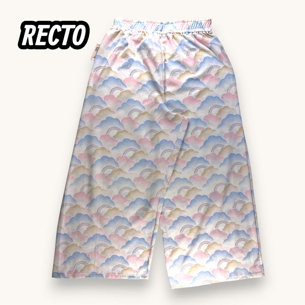 Pantalon Évasé Arco Iris Pastel – Collection Paysage & Rose Bonbon – Quintín