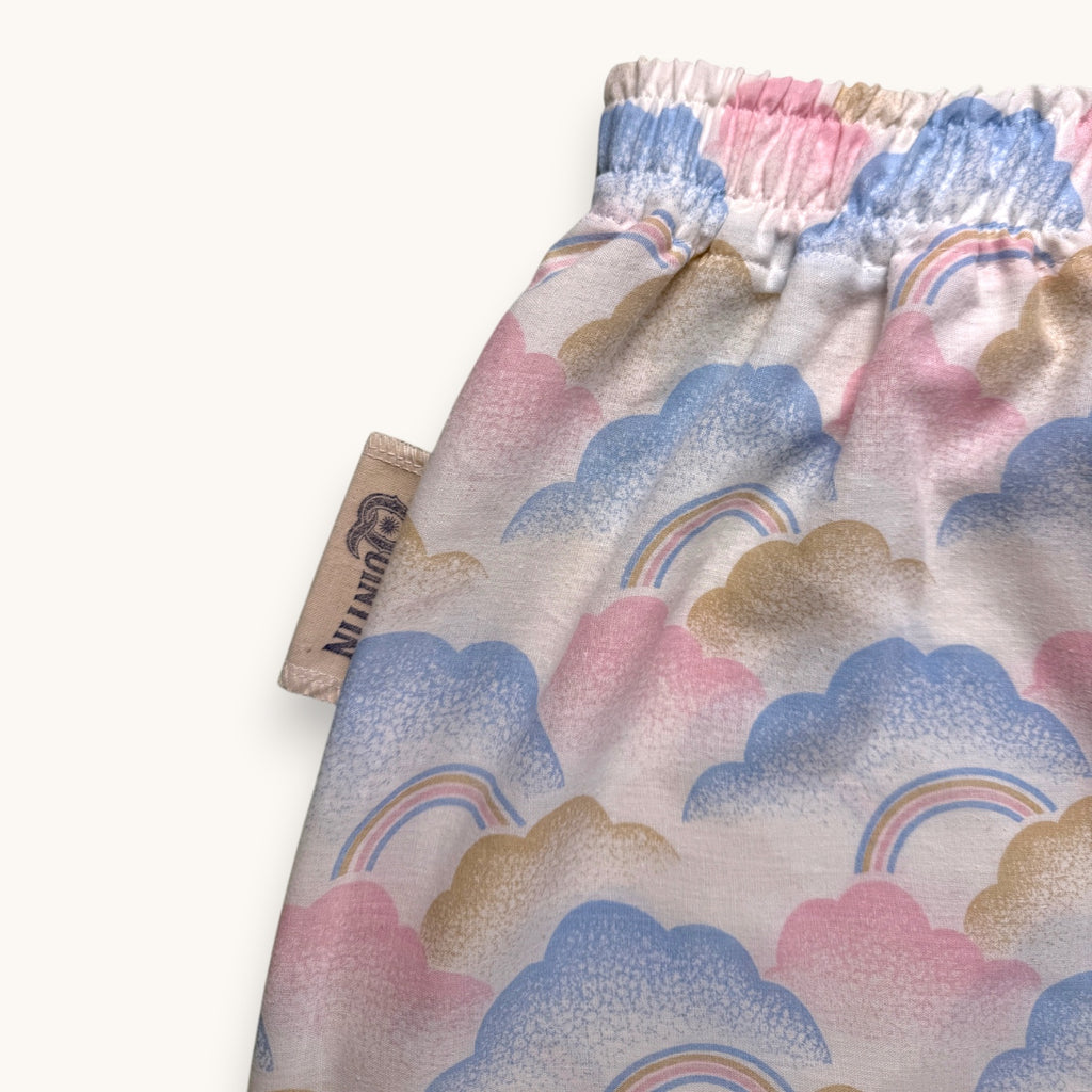 Pantalon Évasé Arco Iris Pastel – Collection Paysage & Rose Bonbon – Quintín