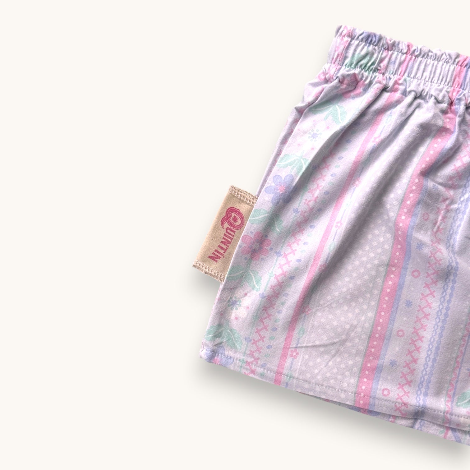 Mini-short Pastel Fleuri n°2 – Collection Fleurs – Quintín