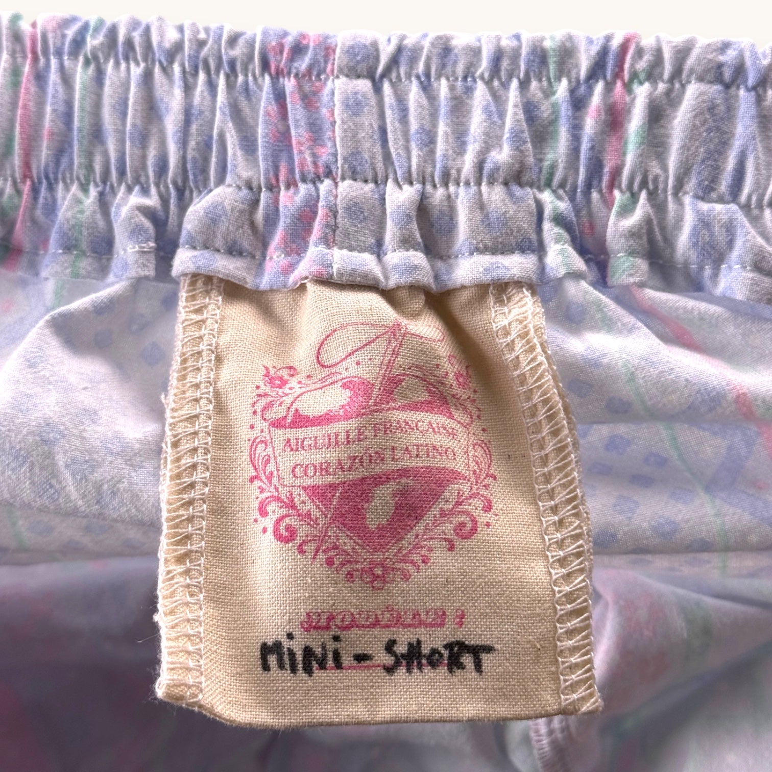 Mini-short Pastel Fleuri n°2 – Collection Fleurs – Quintín