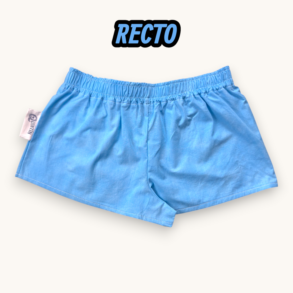 Mini-short Bleu Piscine – Collection Couleurs Unies – Quintín