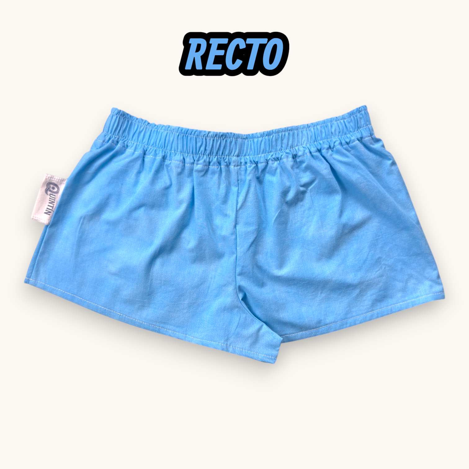 Mini-short Bleu Piscine – Collection Couleurs Unies – Quintín