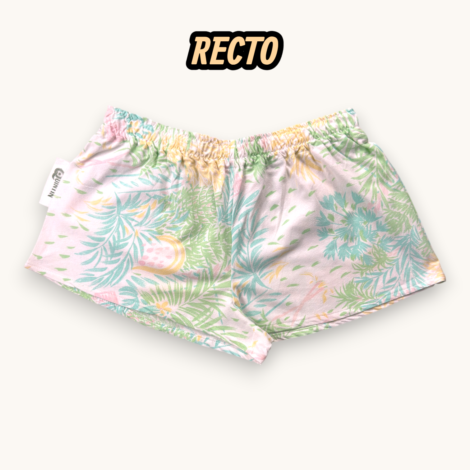 Mini-short Tropic Pastel – Collection Fleurs – Quintín