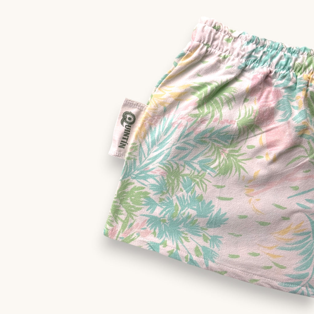 Mini-short Tropic Pastel n°2 – Collection Fleurs – Quintín