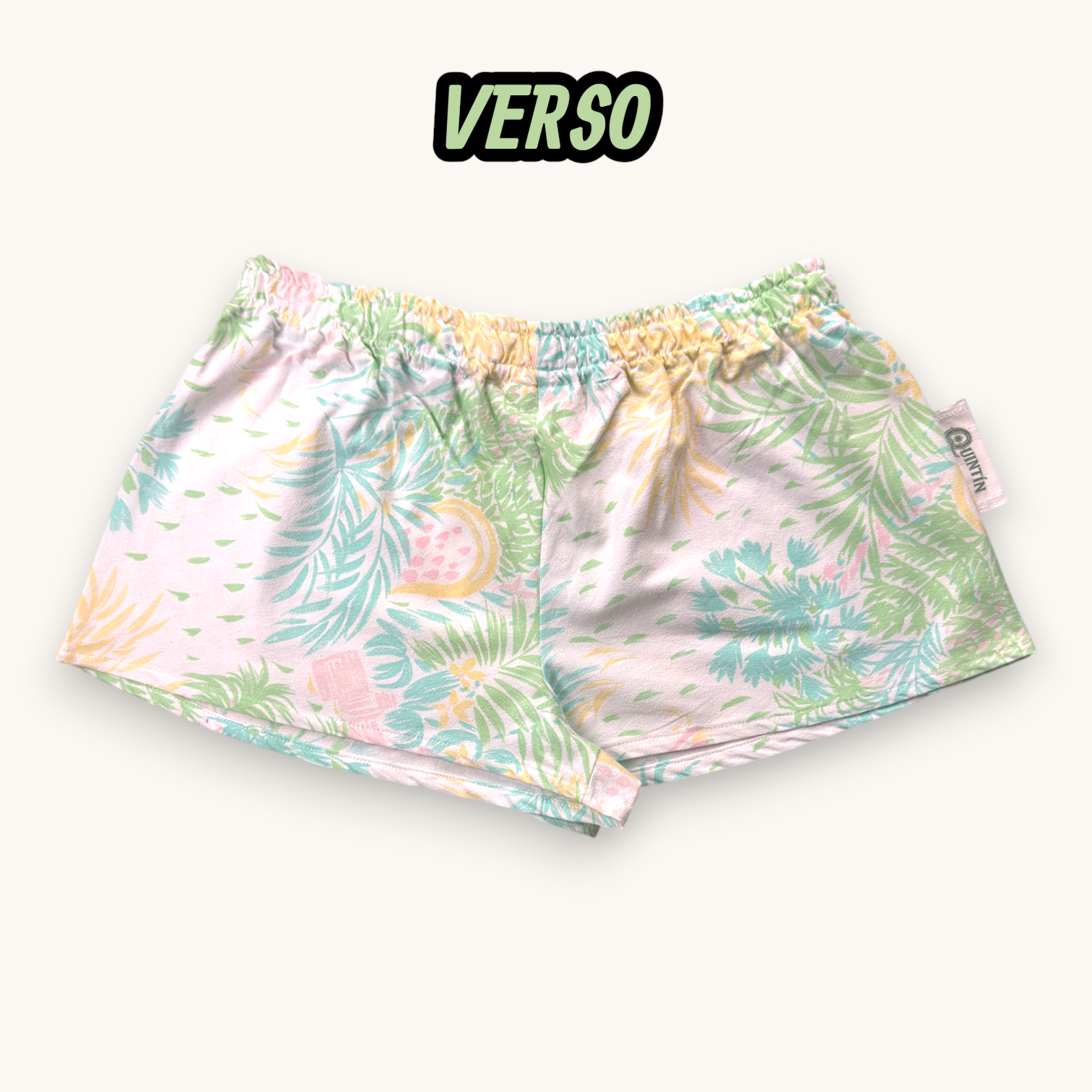 Mini-short Tropic Pastel n°2 – Collection Fleurs – Quintín