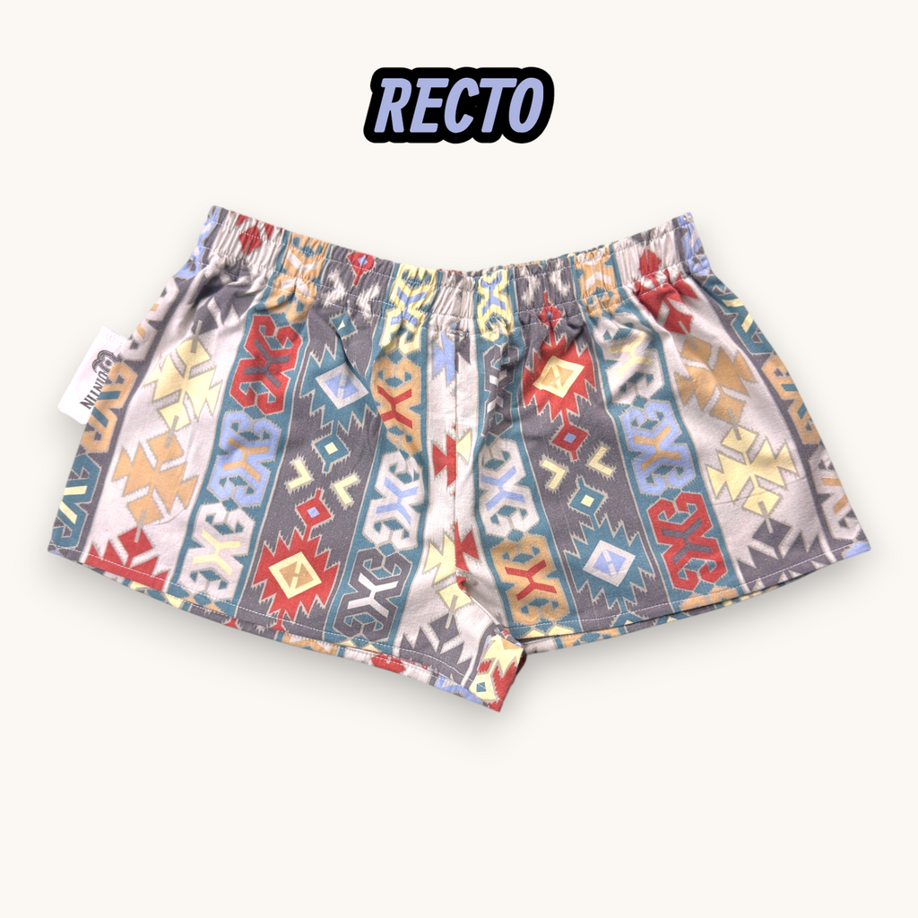 Mini-short Inca Vertical – Collection Géométrique – Quintín