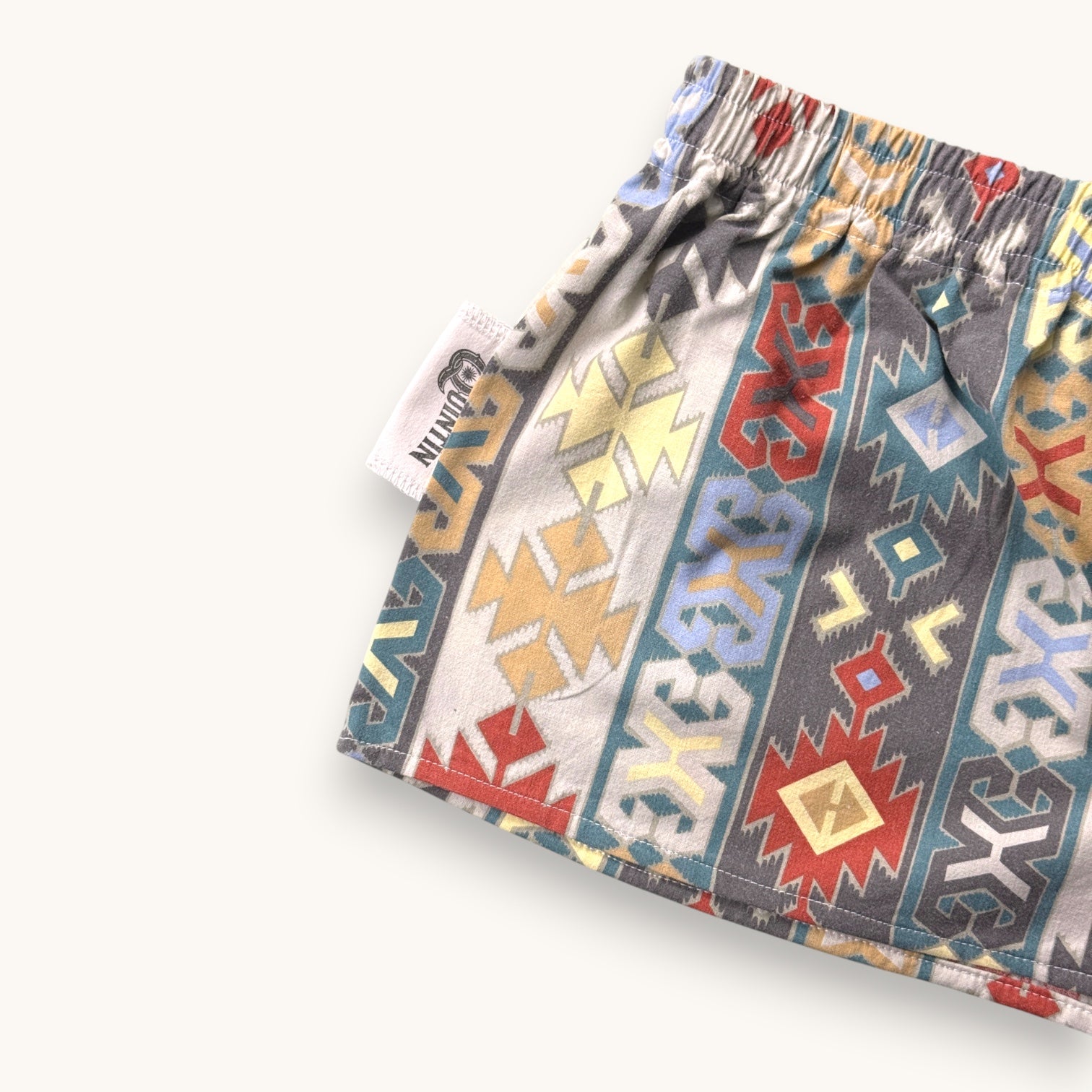 Mini-short Inca Vertical – Collection Géométrique – Quintín