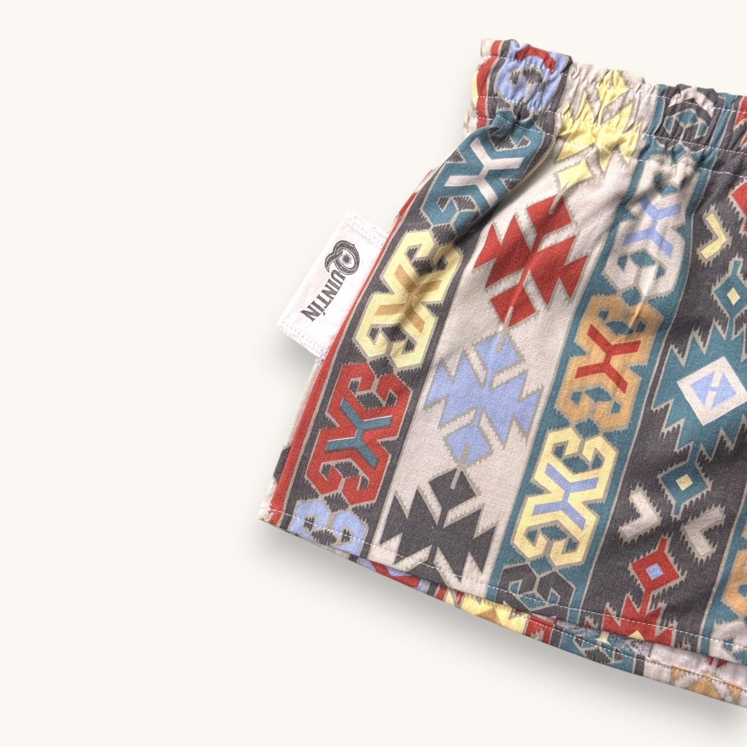 Mini-short Inca Vertical n°2 – Collection Géométrique – Quintín