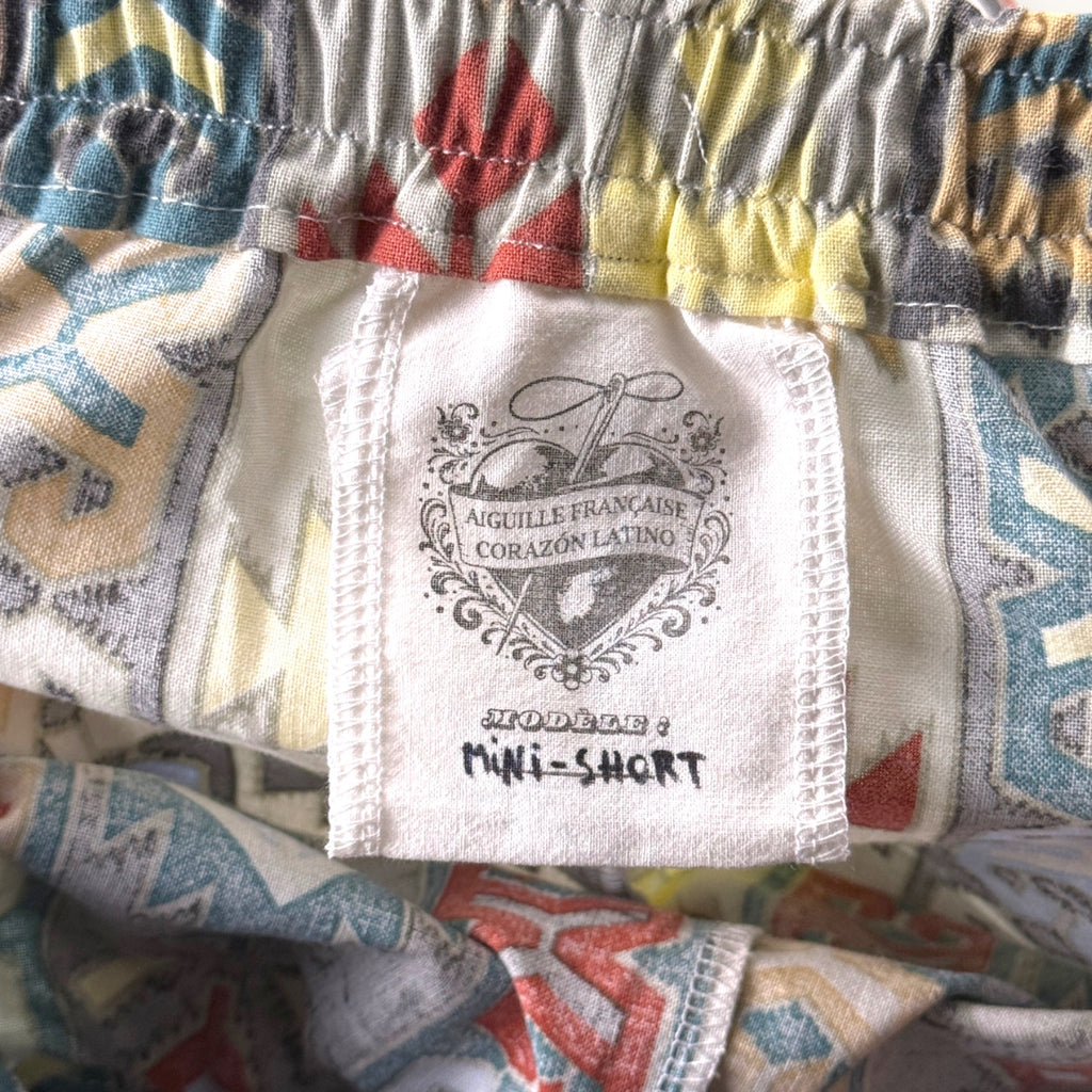 Mini-short Inca Vertical n°2 – Collection Géométrique – Quintín