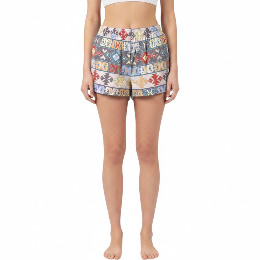 Mini-short Inca Horizontal – Collection Géométrique – Quintín