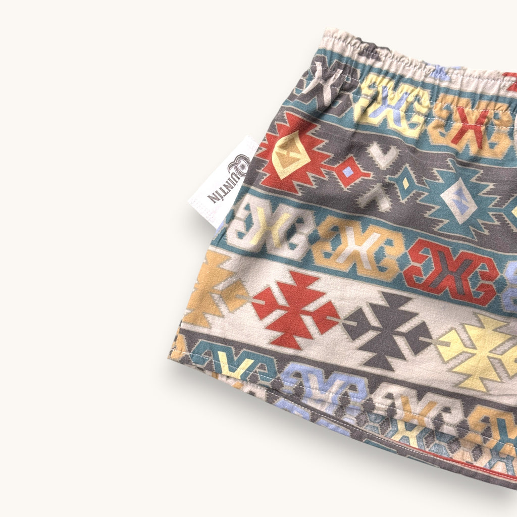 Mini-short Inca Horizontal – Collection Géométrique – Quintín