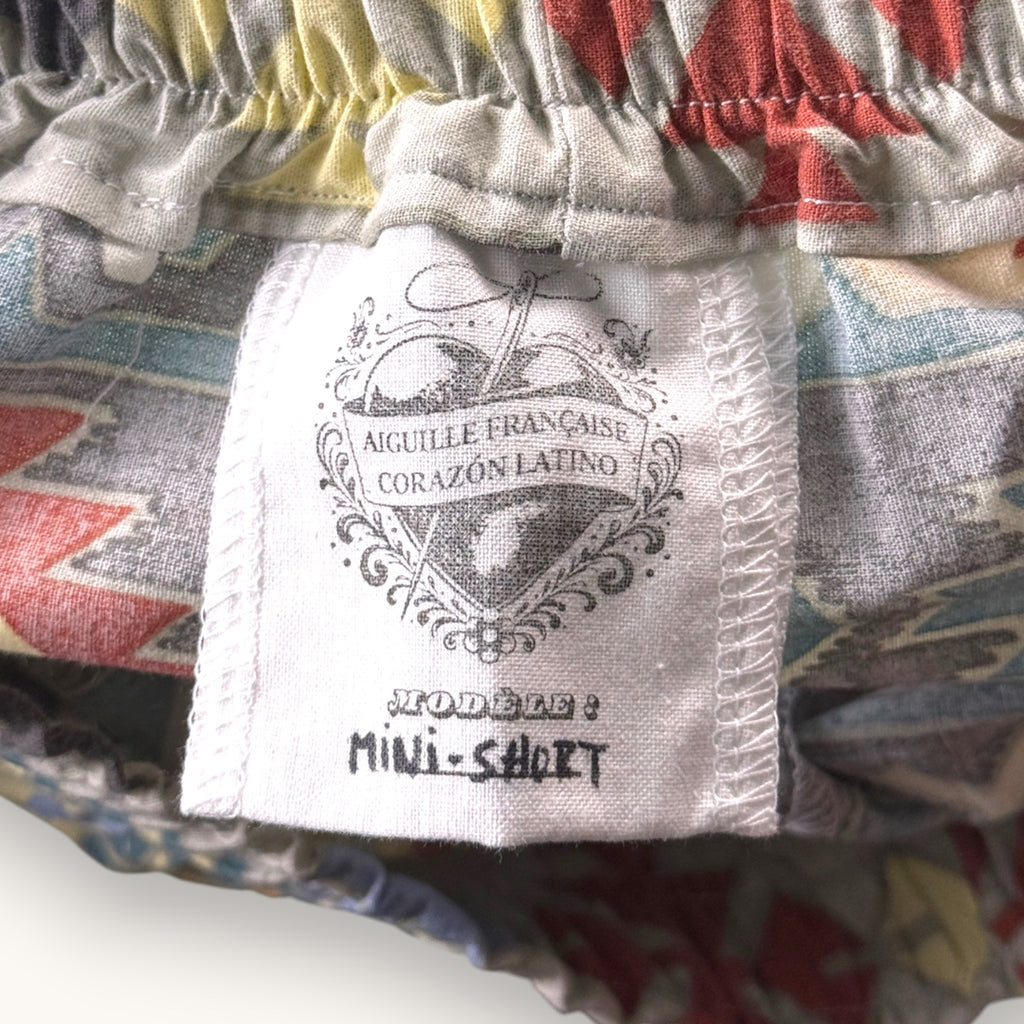 Mini-short Inca Horizontal – Collection Géométrique – Quintín