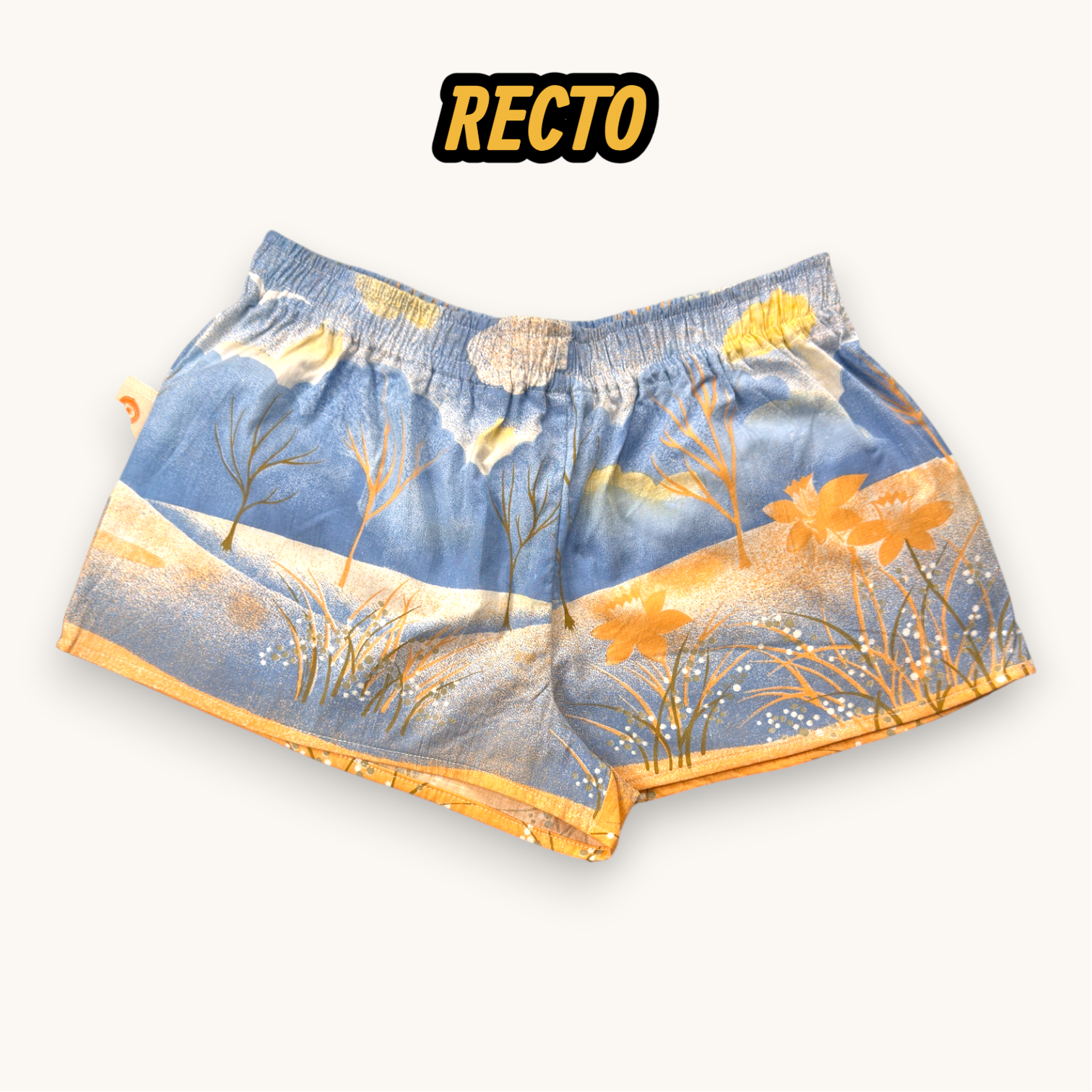 Mini-short Paysage Sunset Orangé – Collection Paysage – Quintín
