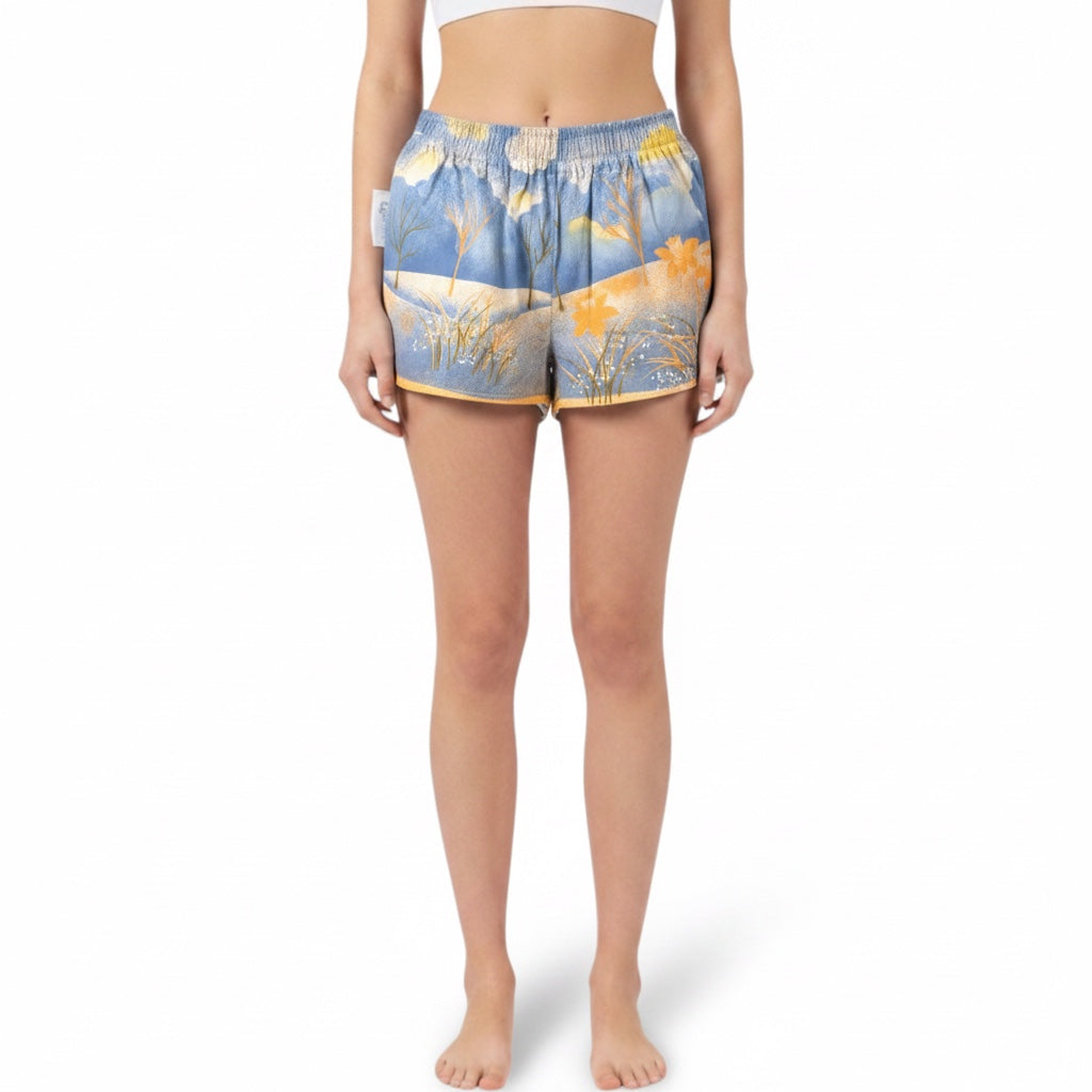 Mini-short Paysage Sunset Orangé – Collection Paysage – Quintín