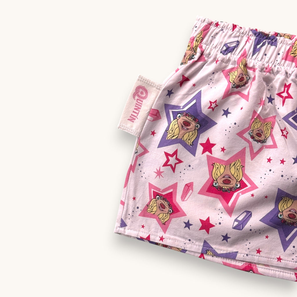 Mini short Âge 2 Glace Rose – Pop Culture & Rose Bonbon – Quintín