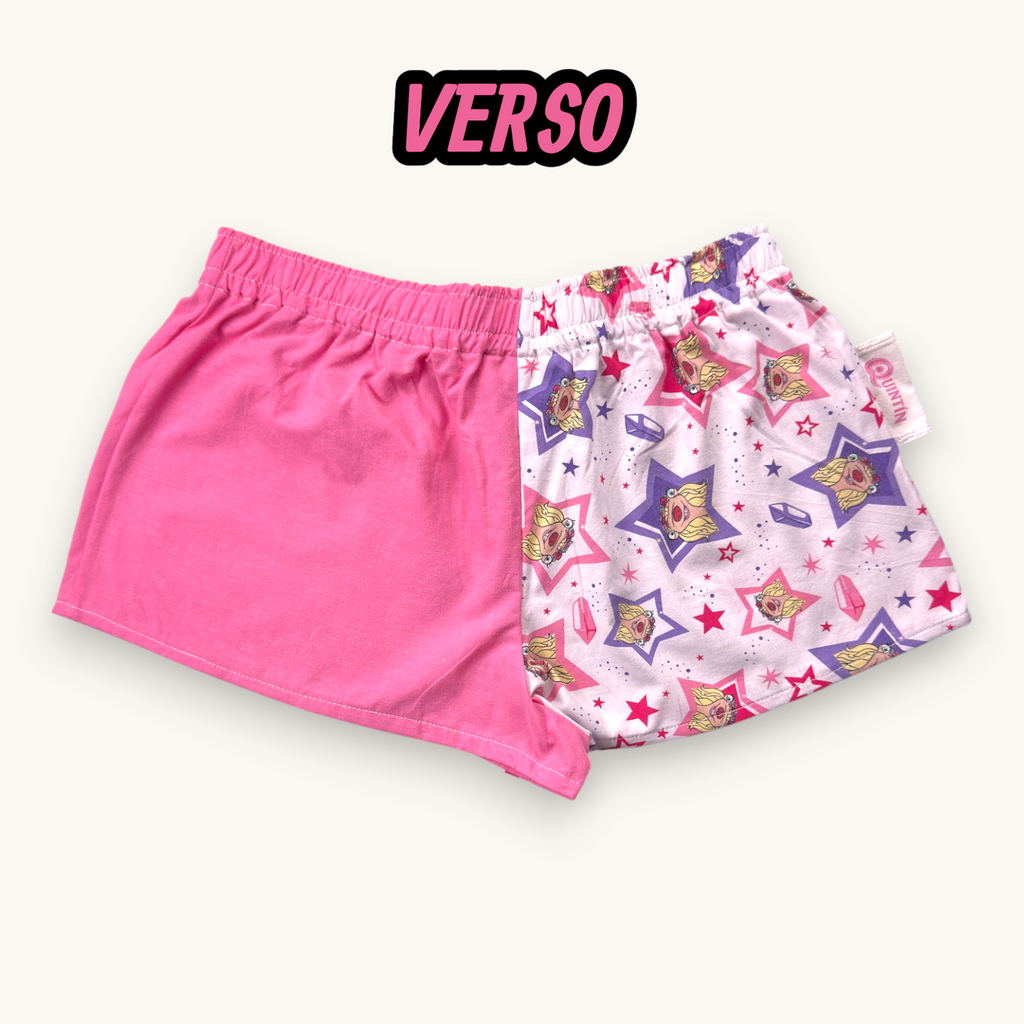 Mini short Âge 2 Glace Rose – Pop Culture & Rose Bonbon – Quintín