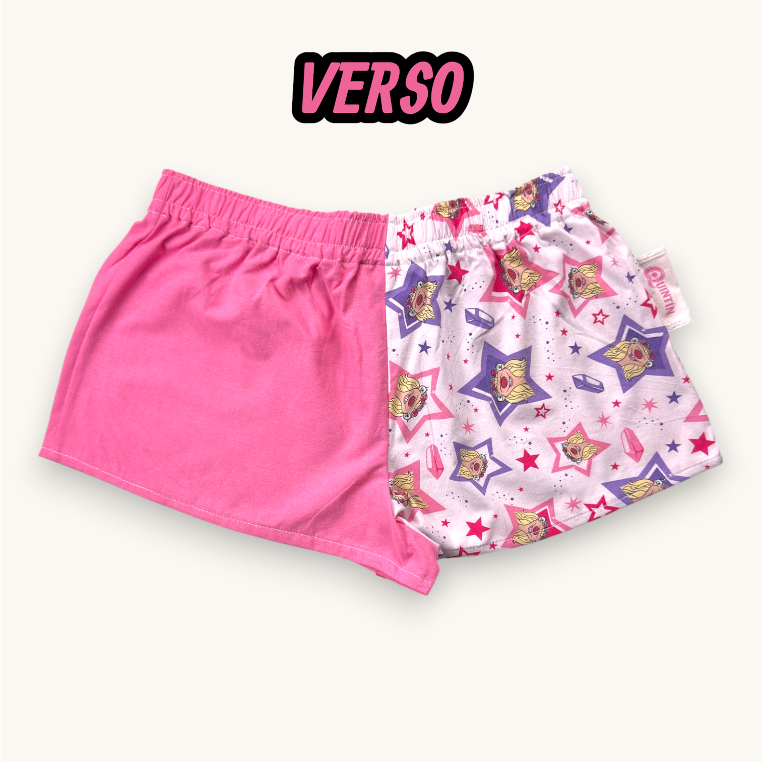 Mini short Âge 2 Glace Rose – Pop Culture & Rose Bonbon – Quintín