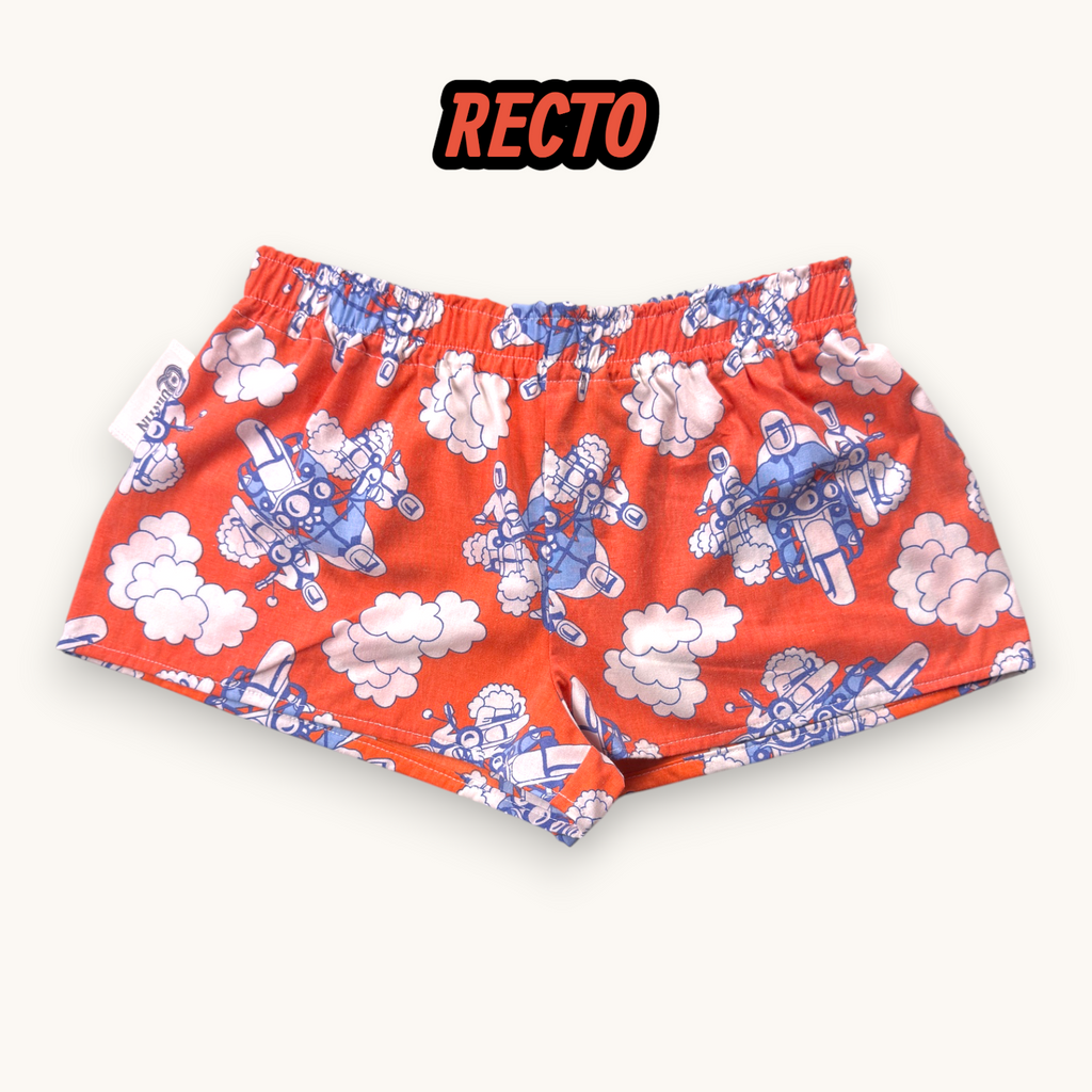 Mini-short Moto Vintage – Collection Pop Culture – Quintín
