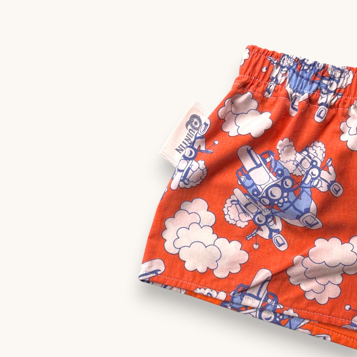 Mini-short Moto Vintage – Collection Pop Culture – Quintín