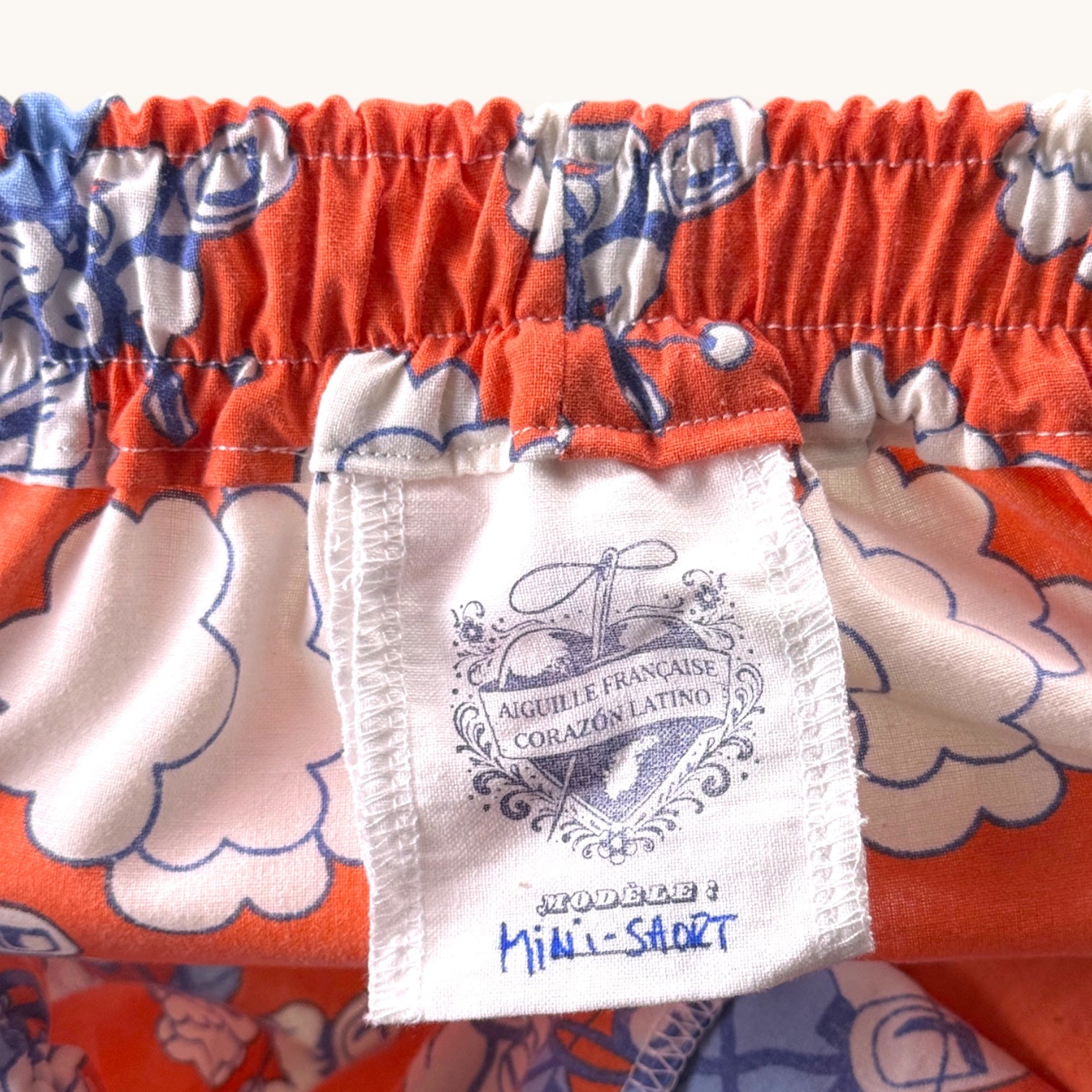 Mini-short Moto Vintage – Collection Pop Culture – Quintín