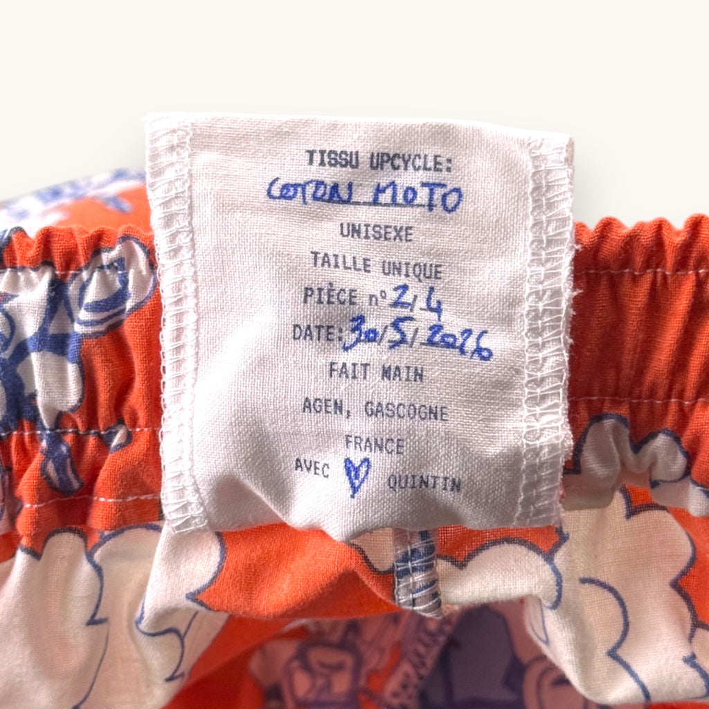 Mini-short Moto Vintage – Collection Pop Culture – Quintín