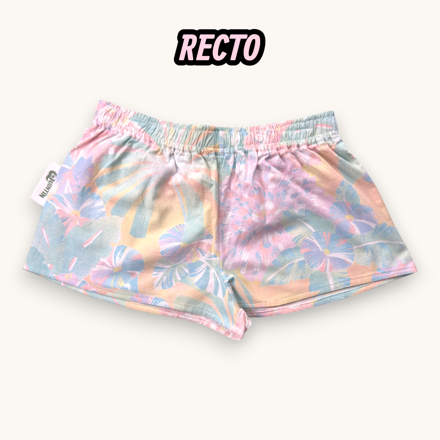 Mini-short Tropicool Pastel – Collection Fleurs – Quintín