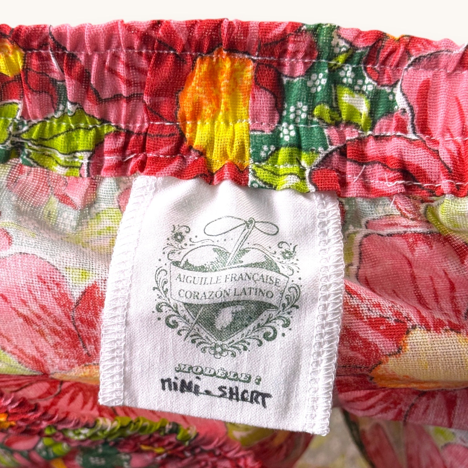 Mini-short Fleurs Chita do Brasil – Quintín